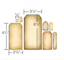 Die - Tag Collection by Tim Holtz - Framelits Die Set 8PK -  Sizzix