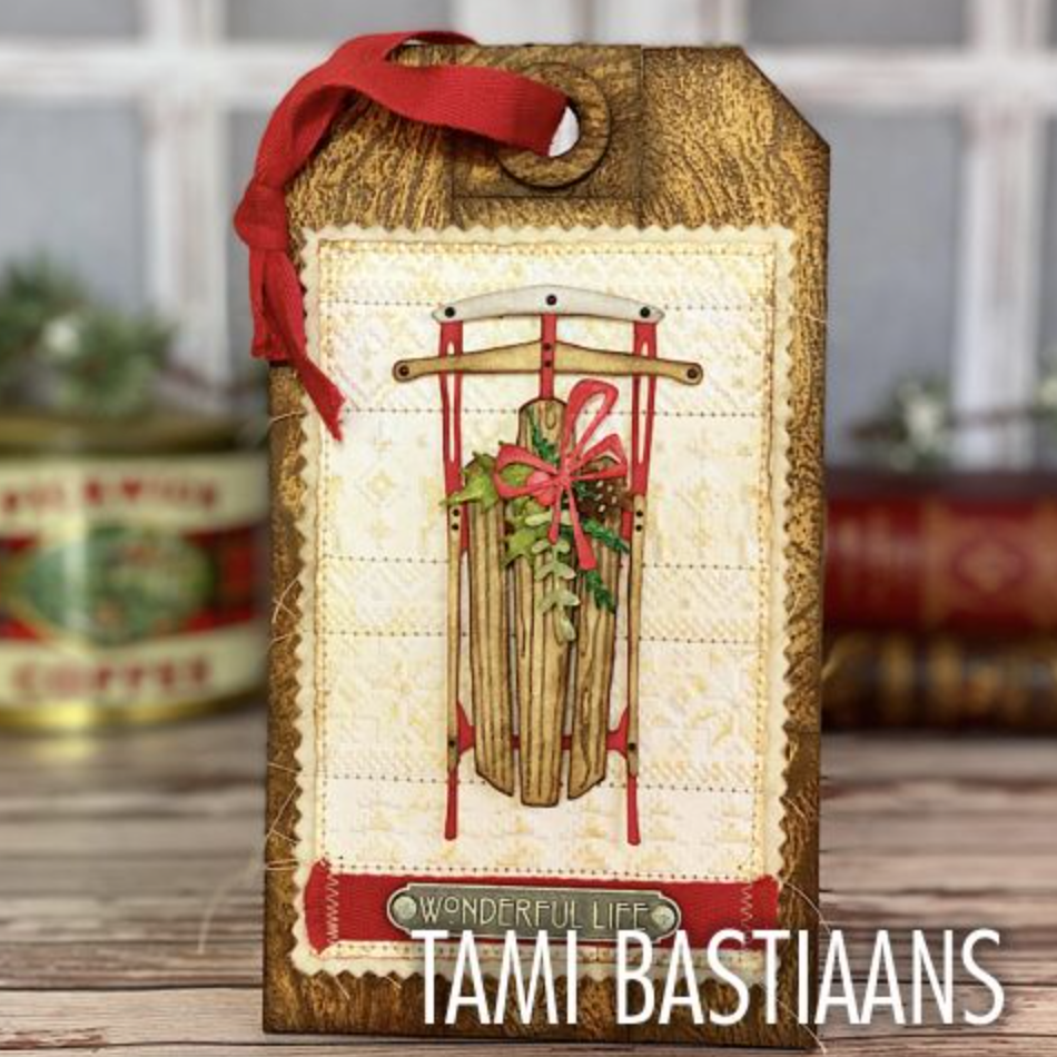 Embossing Folder - Holiday Knit by Tim Holtz - Multi-Level Texture Fades - Sizzix