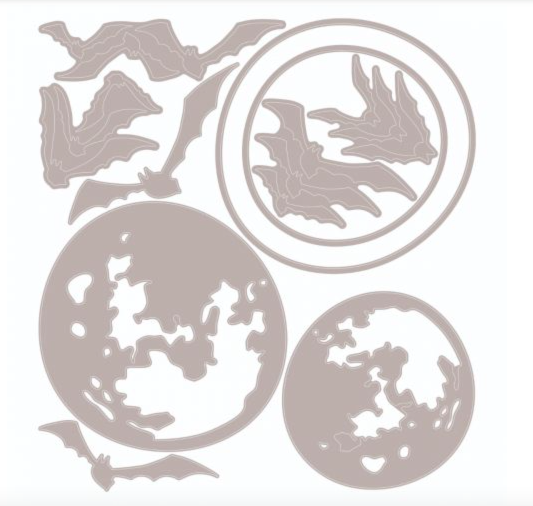 Die - Moonlight by Tim Holtz - Thinlits Die Set 10PK -  Sizzix