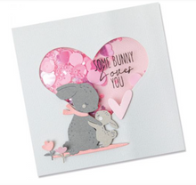 Stamp and Die - Bunny Love - Framelits Die Set 8PK w/5PK Stamps - Sizzix
