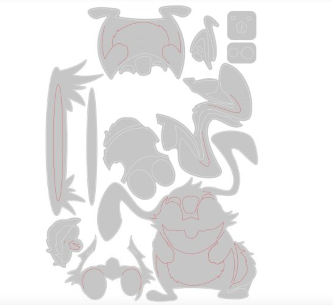 Die - Oliver - Colorize by Tim Holtz - Thinlits Die Set 11PK -  Sizzix