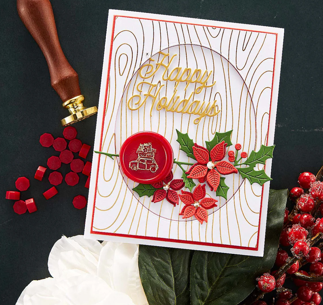 Wax Seal Stamp - Gifts on Arrival - Sealed For The Holiday Collection - Spellbinders