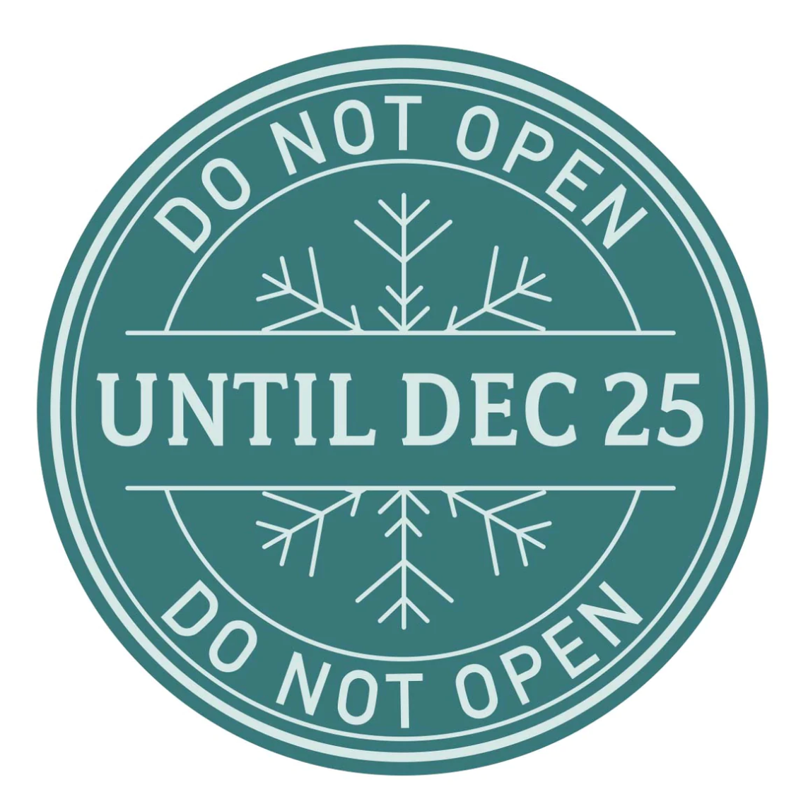 Wax Seal Stamp - Do Not Open - Sealed For The Holidays Collection - Spellbinders