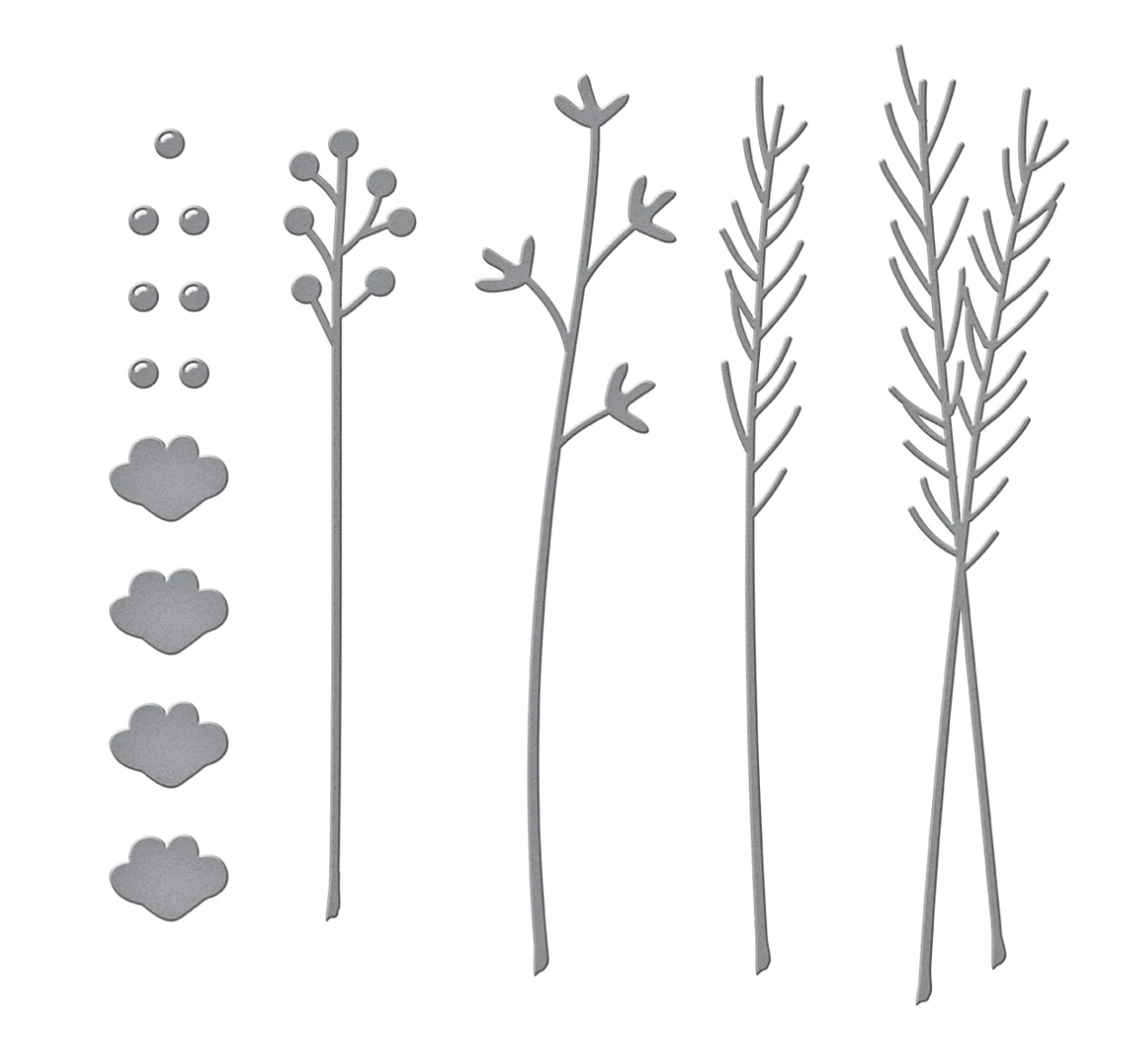 Die - Sealed Botanical Sprigs - Sealed For The Holidays Collection - Spellbinders