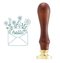 Wax Seal Stamp - Sending A Hello - Sealed For The Holiday Collection - Spellbinders