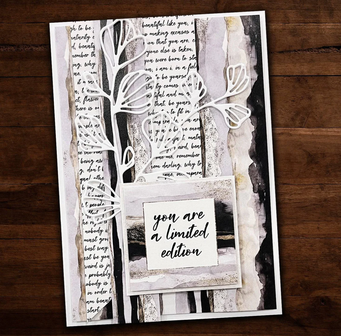 6x6 Inch - One Of A Kind - Double Sided Paper - Paper Rose