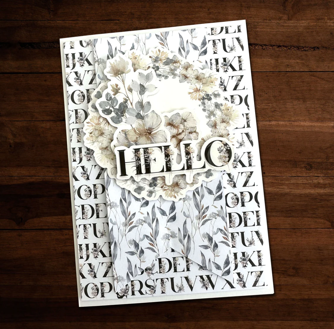 6x6 Inch - Morning Memories - Double Sided Paper - Paper Rose