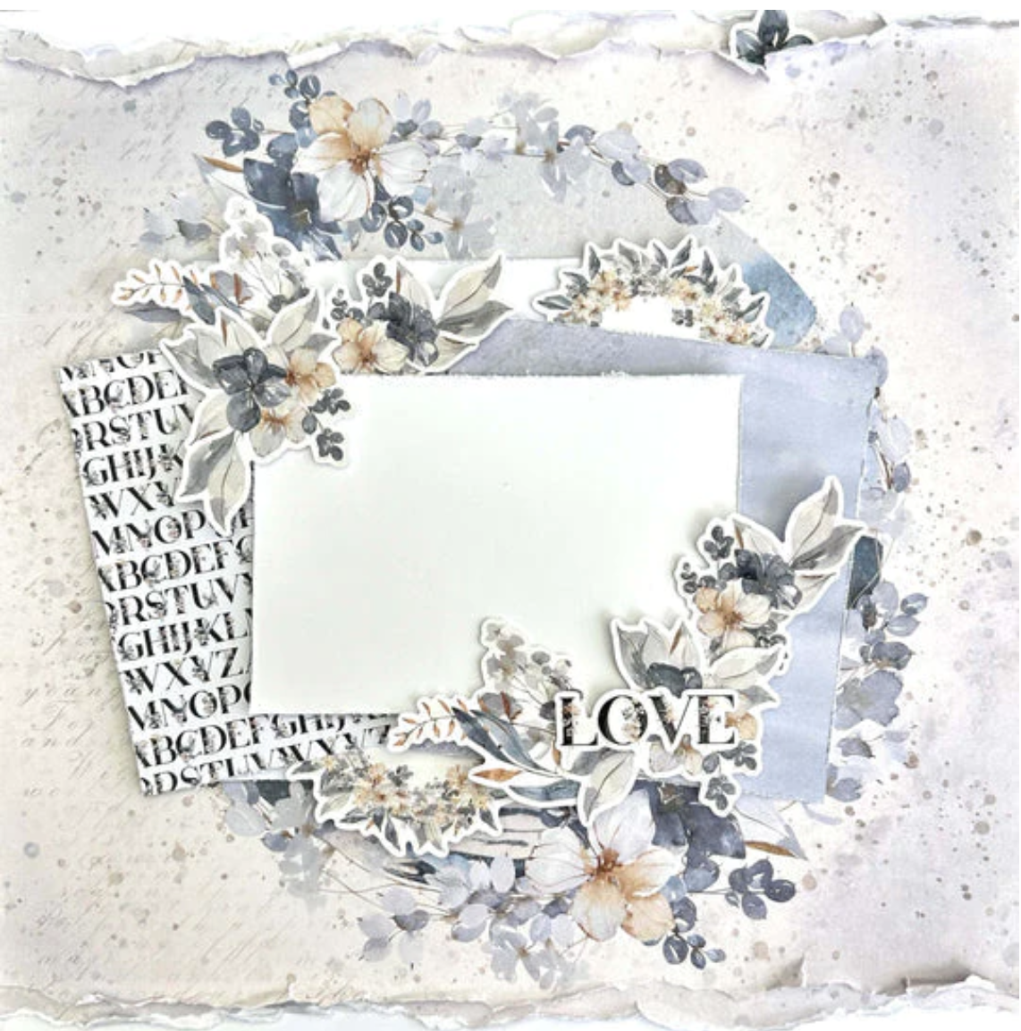 6x6 Inch - Morning Memories - Double Sided Paper - Paper Rose