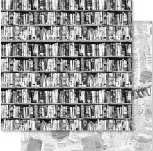 6x6 Inch - Fine Print - Double Sided Paper - Paper Rose