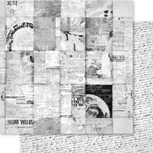 12 x 12 Inch - Fine Print - Double Sided Paper - Paper Rose