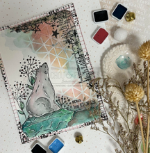 Clear Stamp - The Schoolbag - LE CARTABLE - Chou and Flowers