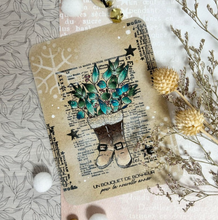 Clear Stamp - Page De Livre - Chou and Flowers