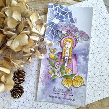 Rubber Stamp - The Witch - LA SORCIERE - Chou and Flowers