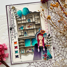 Rubber Stamp - The Witch - LA SORCIERE - Chou and Flowers