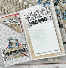 Clear Stamp - Alphabet Globe - Chou and Flowers