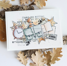 Clear Stamp - The Schoolbag - LE CARTABLE - Chou and Flowers