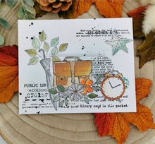 Clear Stamp - The Schoolbag - LE CARTABLE - Chou and Flowers