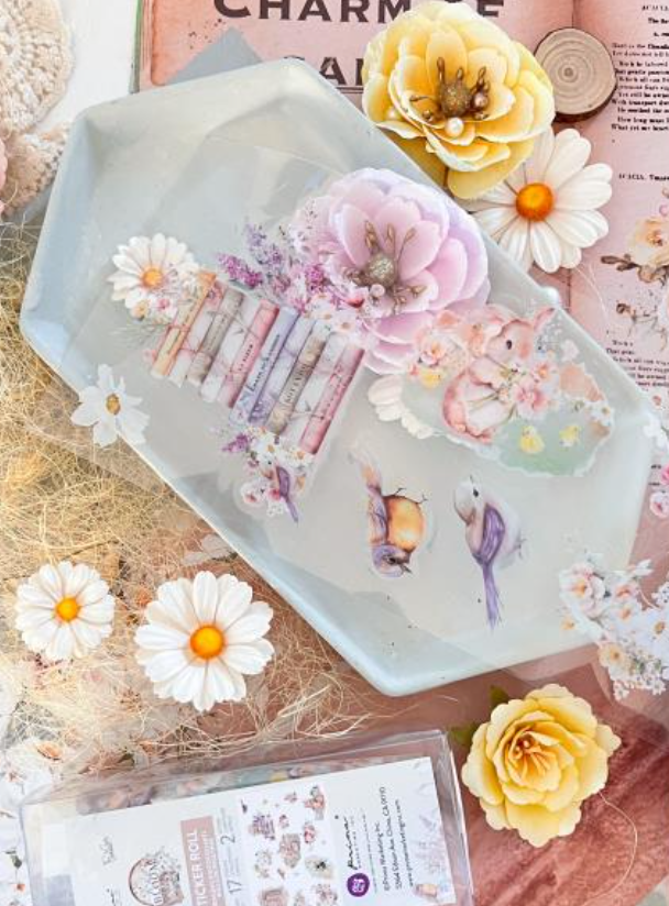 Sticker Roll - 2 Meters - In Full Bloom - Prima Marketing