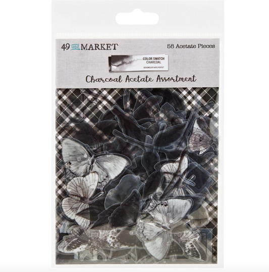 Acetate Assortment - Color Swatch: Charcoal - 49 and Market