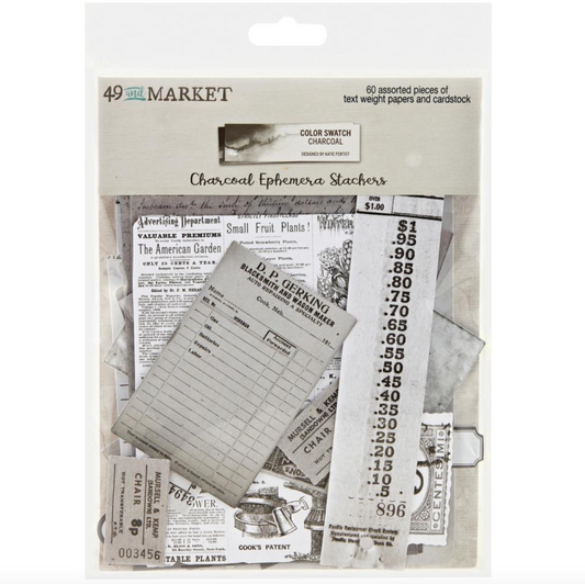 Ephemera Stackerst - Color Swatch: Charcoal - 49 and Market