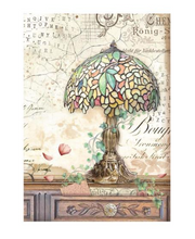 Assorted Rice Paper Backgrounds A6 8/Pkg - Brocante Antiques - Stamperia