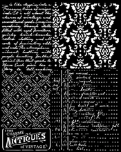 Stencil - 7.87 X9.84 Inch - Brocante Antiques Mixed Patterns - Stamperia