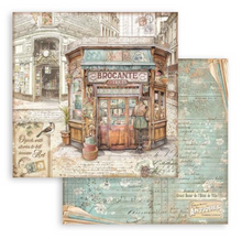 8x8 - Brocante Antique - Double-Sided Paper Pad - 10/Pkg - Stamperia