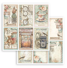 12x12 - Brocante Antique - Double-Sided Paper Pad - 10/Pkg - Stamperia