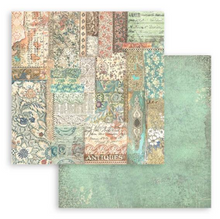 8x8 - Backgrounds - Brocante Antique - Double-Sided Paper Pad - 10/Pkg - Stamperia