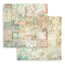 8x8 - Backgrounds - Brocante Antique - Double-Sided Paper Pad - 10/Pkg - Stamperia