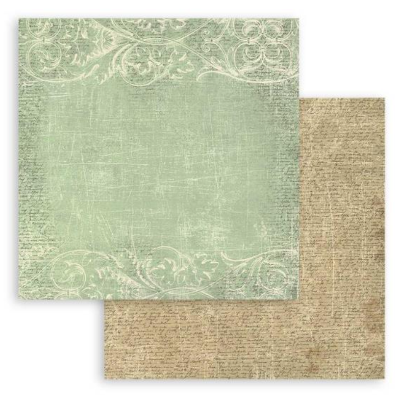 8x8 - Backgrounds - Brocante Antique - Double-Sided Paper Pad - 10/Pkg - Stamperia