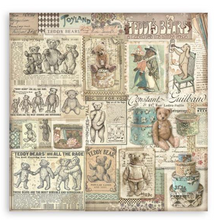 8x8 - 22/Pkg - Brocante Antique - Single-Sided Paper Pad 8