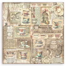 8x8 - 22/Pkg - Brocante Antique - Single-Sided Paper Pad 8