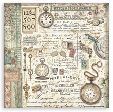 8x8 - 22/Pkg - Brocante Antique - Single-Sided Paper Pad 8