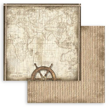 8x8 - Sea Land - Double-Sided Paper Pad - 10/Pkg - Stamperia