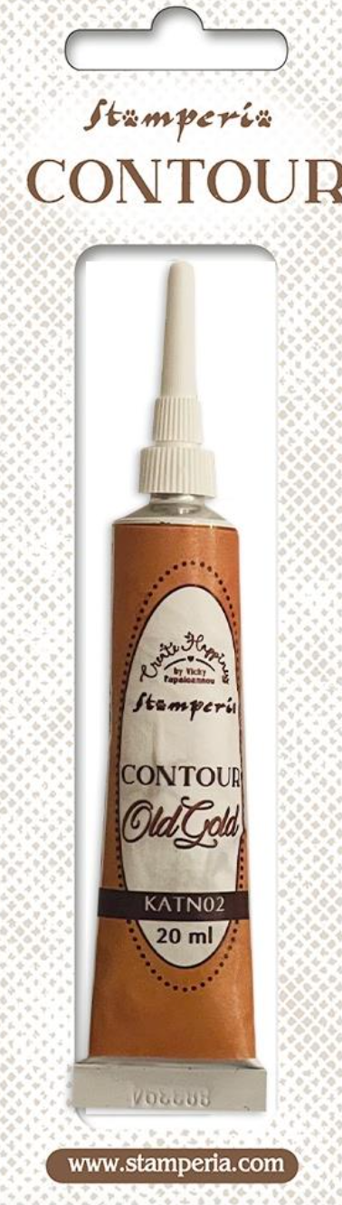 Create Happiness - Contour Liner 20ml - Old Gold - Stamperia