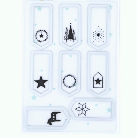 Cut & Emboss Folder - Christmas Flags - Fähnchen - Creative Depot