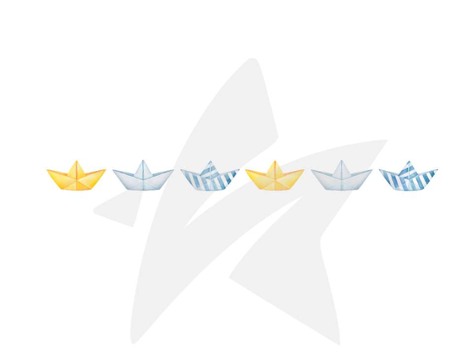 Washi Tape - Happy Ships - Fröhliche Papierboote - 3 cm - Creative Depot