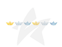 Washi Tape - Happy Ships - Fröhliche Papierboote - 3 cm - Creative Depot