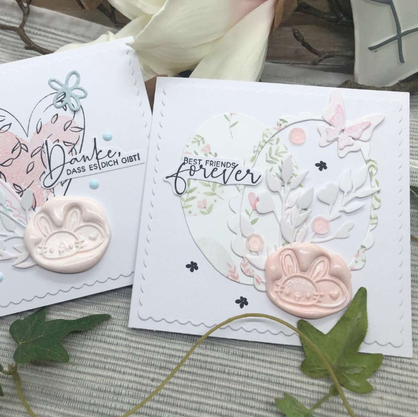 Wax Seal Stamp - Bunny With Heart - Creative Depot