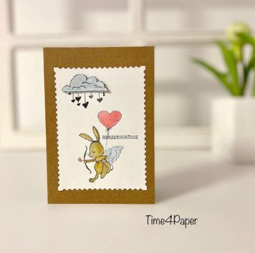 Clear Stamp Set - My Valentines Bunny II - A5 - Creative Depot