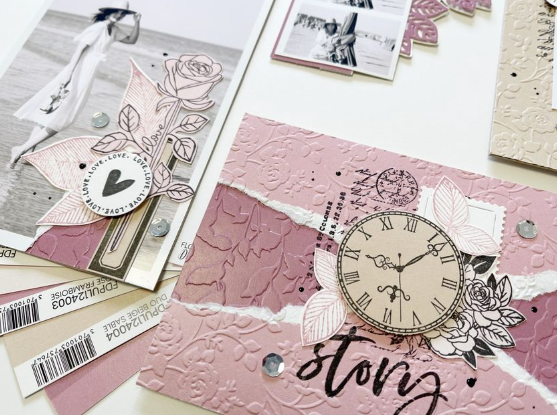 Story - Wooden Mount Rubber Stamp - Florilèges Design