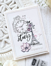 Story - Wooden Mount Rubber Stamp - Florilèges Design