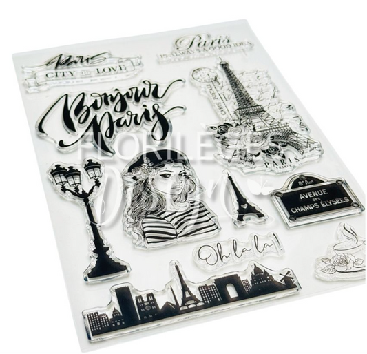 Hello Paris - Clear Stamps - Florilèges Design