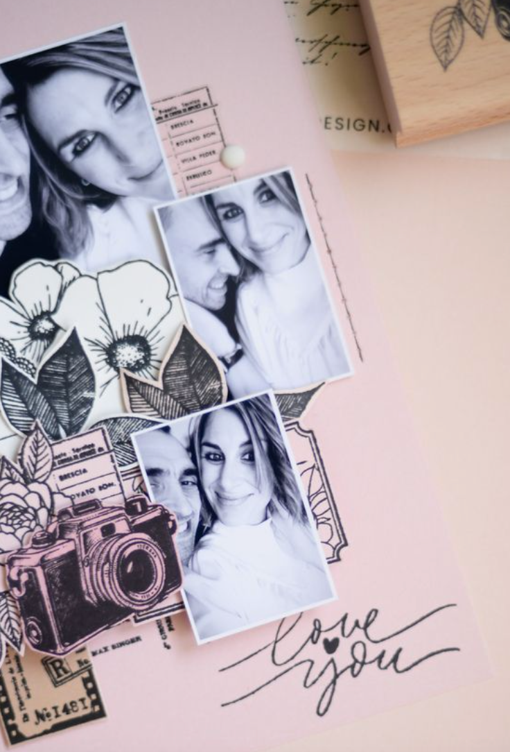 Sticker Sheet - Black Patterns La Vie En Rose - Florilèges Design