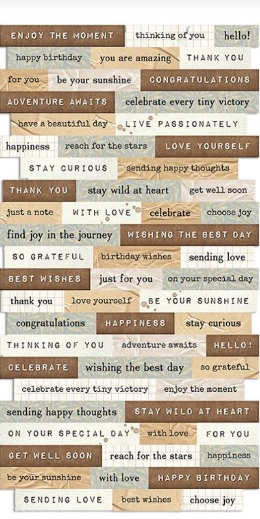 Adhesive Chipboard - Secret Diary - 6X12 Inch - Create Happiness - Stamperia