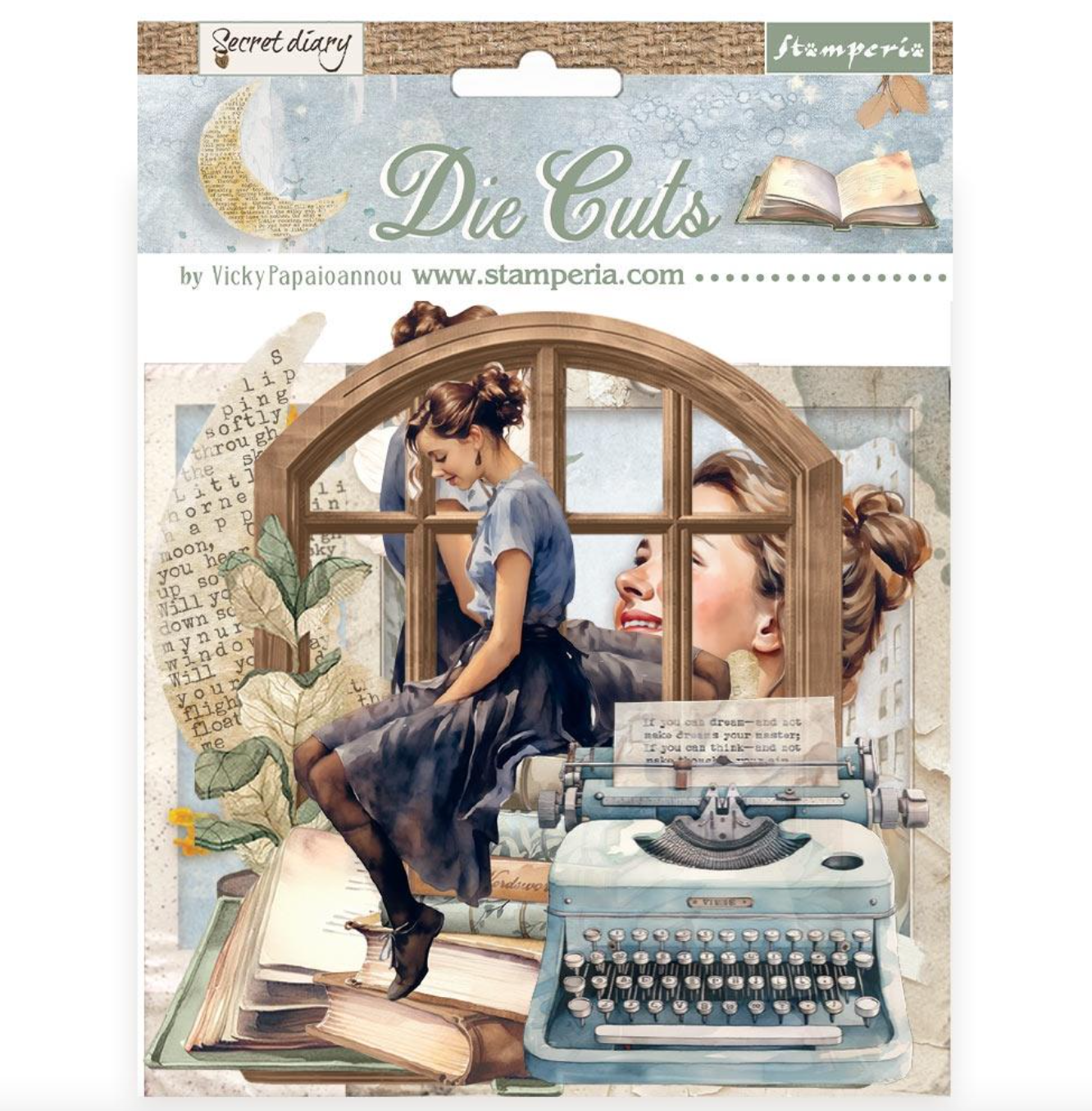 Die Cuts - Secret Diary - Create Happiness - Stamperia