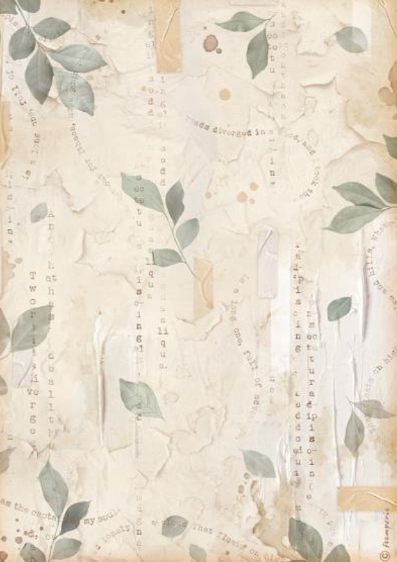 Rice Paper - Secret Diary - Sheet A4 6/Pkg - Create Happiness - Stamperia