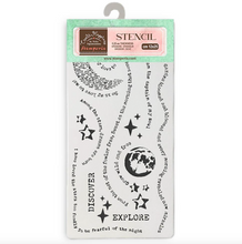 Stencil - Dream - Secret Diary - Create Happiness - Stamperia