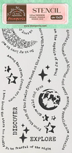 Stencil - Dream - Secret Diary - Create Happiness - Stamperia